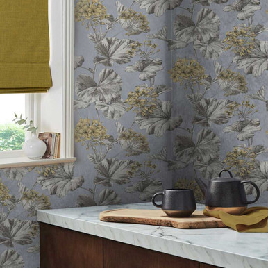 Florentia Grey Wallpaper