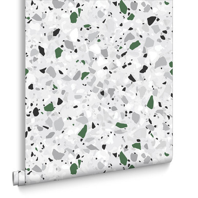 Terrazzo Green Wallpaper