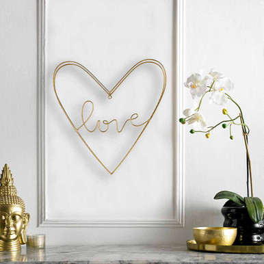 Gold Amour Metal Wall Art