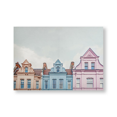 Pretty Pastel Skyline Printed Canvas Wall Art