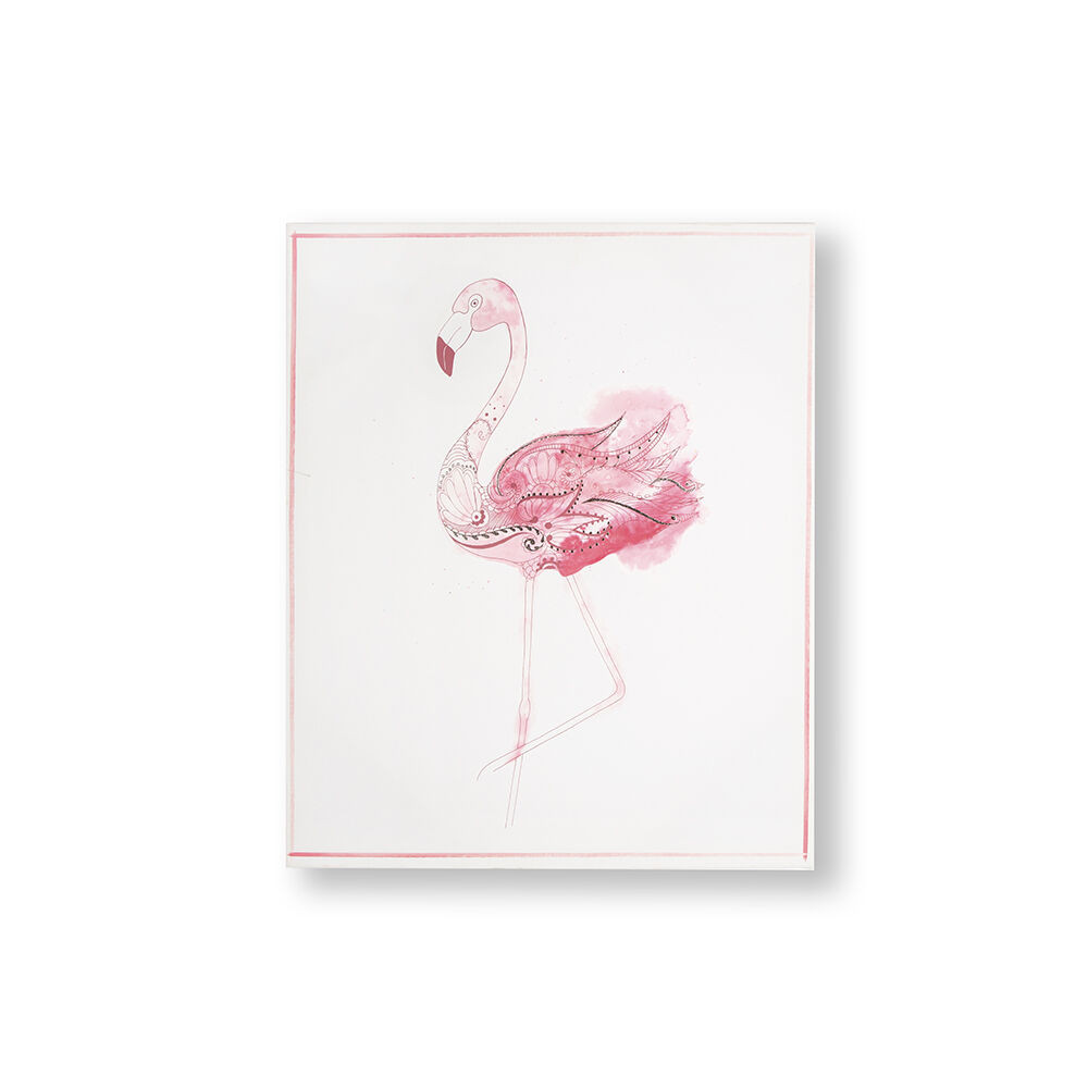 Déco Murale Imprimée sur Toile Fabulous Flamingo