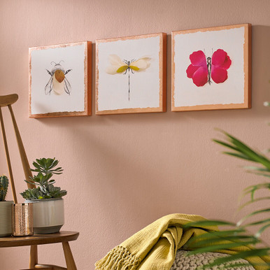 Beautiful Bugs Printed Canvas Wall Art