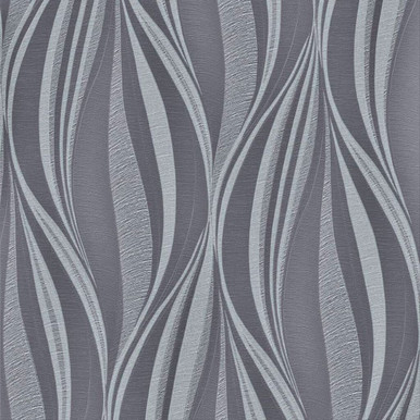 Tango Charcoal and Silver Wallpaper