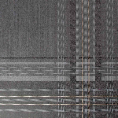 Rhea Plaid Charcoal Wallpaper