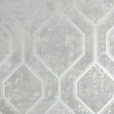 Armature Geo Gray Silver Wallpaper