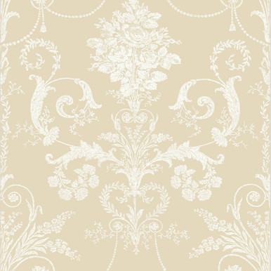 Tapestry Floral Slate Grey Wallpaper