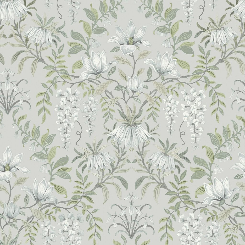 Laura Ashley Elderwood Neutral Floral Smooth Wallpaper  DIY at BQ