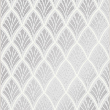 Laura Ashley Florin Silver Wallpaper