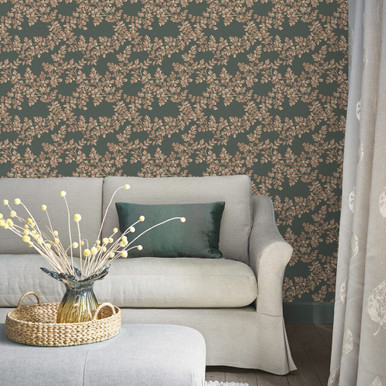 Laura Ashley Burnham Fern Wallpaper