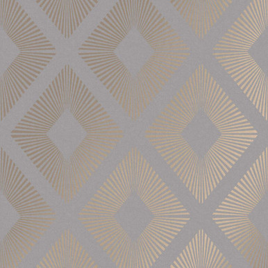 Next Deco Triangle Grey Wallpaper