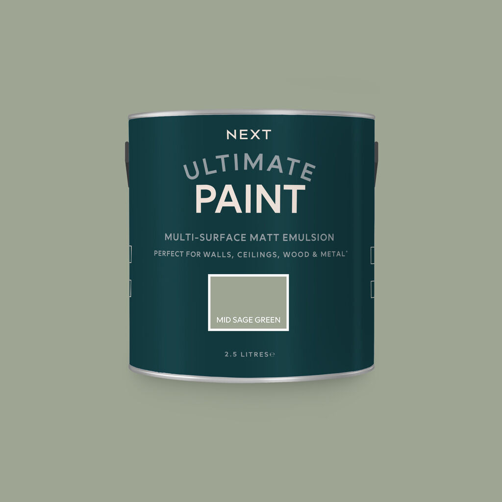 Next Mid Sage Green Paint