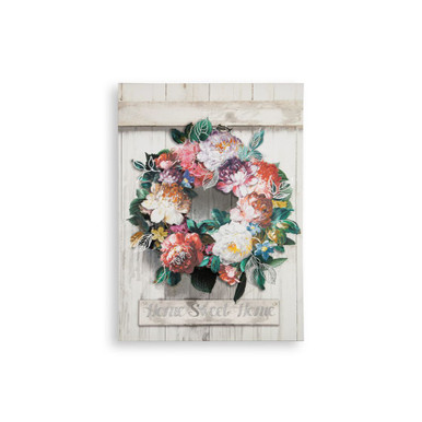 Isabelle Wreath Canvas Wall Art