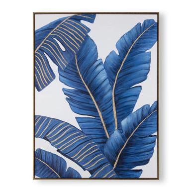 Gerahmtes Wandbild Tropical Blue