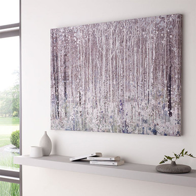 Watercolour Woods Printed Canvas