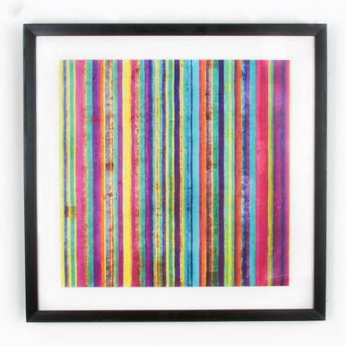 Wandkunst Neon Stripe