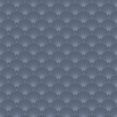 Ecailles Gatsby Blue Mica Wallpaper