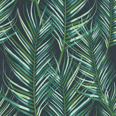 Palm Leaf Green Wallpaper