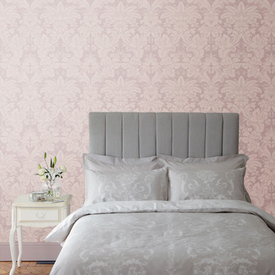 Laura Ashley Martigues Sugared Violet Wallpaper