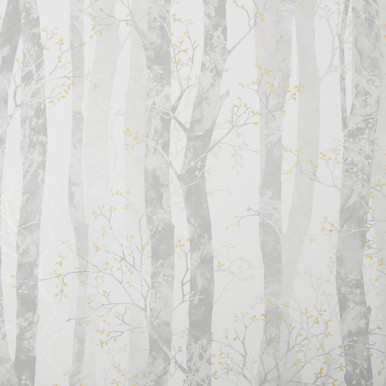 Dappled Trees Ochre Wallpaper