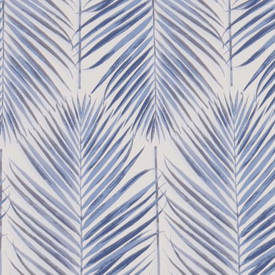 Transform Blue Palm Leaves Wallpaper