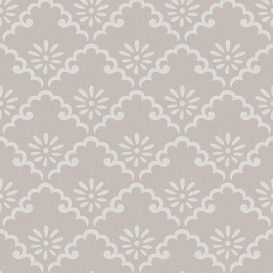 Laura Ashley Coralie Dove Gray Wallpaper