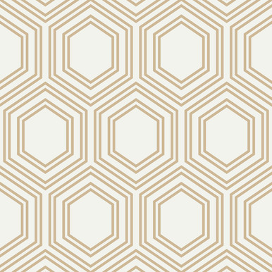 Next Honeycomb Geo Neutral Wallpaper