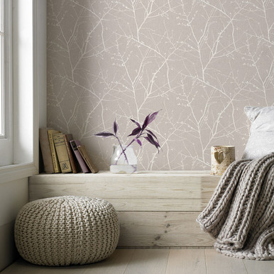 Botanica by Graham & Brown - Midnight - Wallpaper - 105454