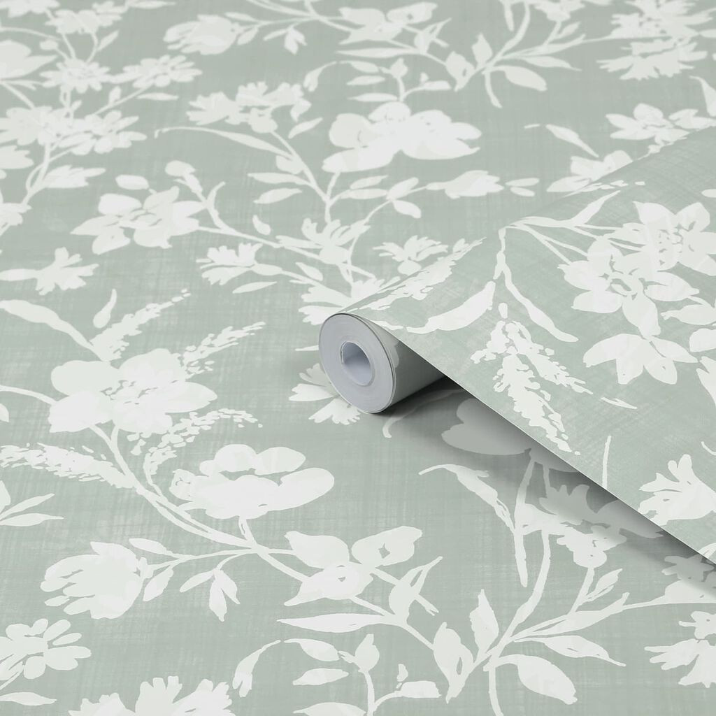 Laura Ashley Elderwood Sage Wallpaper  Homebase