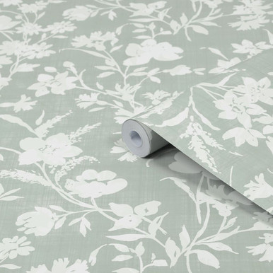 Ditsy Floral Wallpaper - Sage