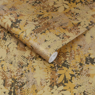 Canopy Antique Gold Wallpaper by Clarissa Hulse