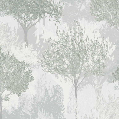 Birch Sage Wallpaper