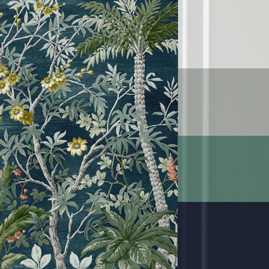 Vintage Tropical Night Bespoke Mural