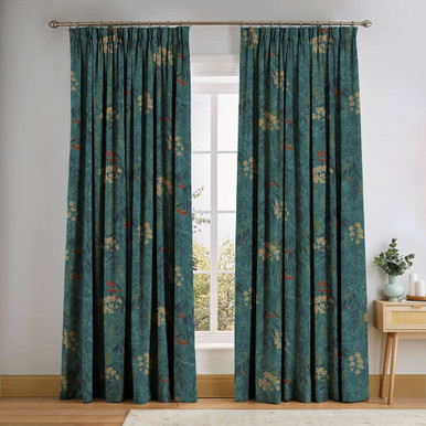 Obassia Teal Curtains