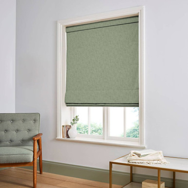 Organdy Sage Roman Blind