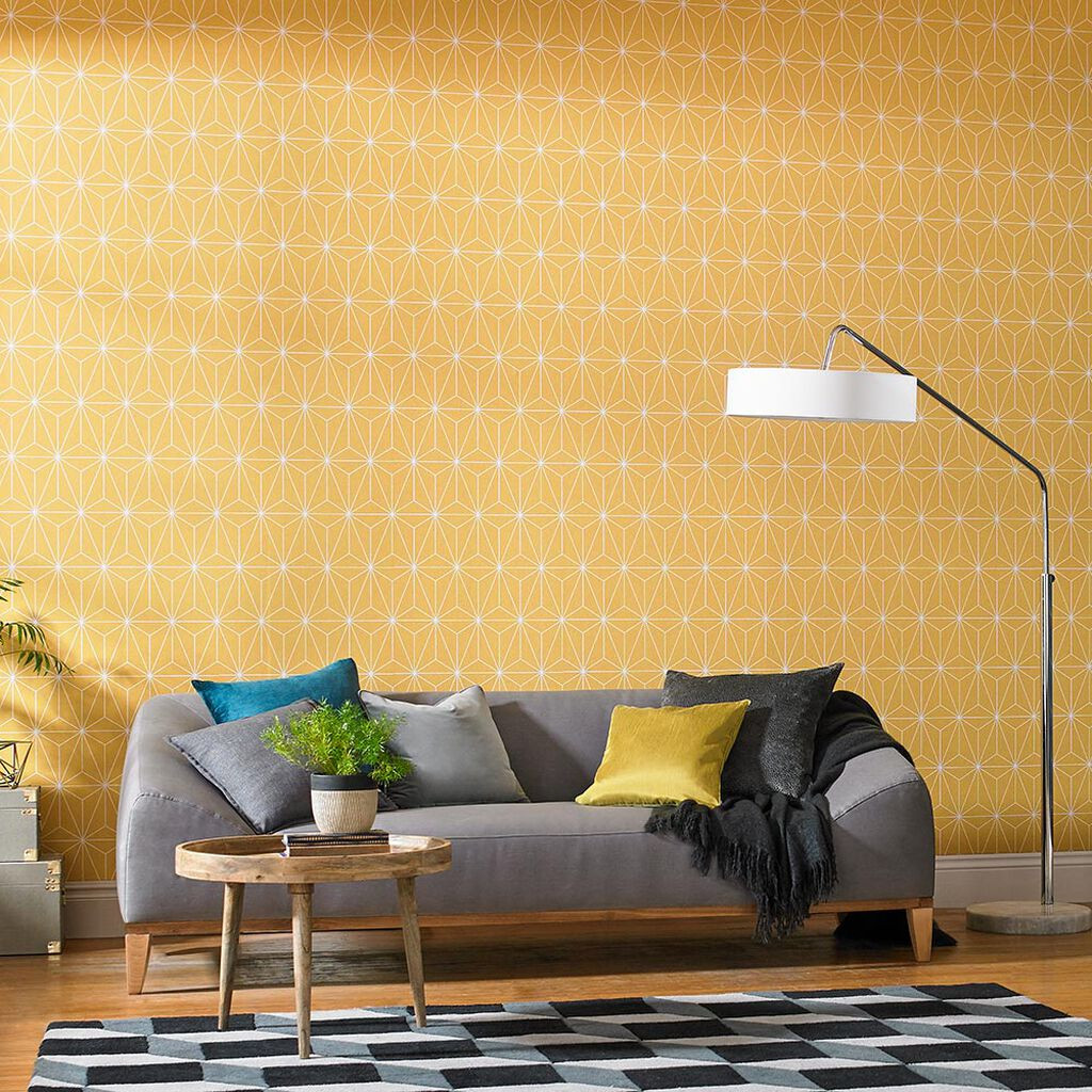 Prism Yellow Wallpaper
