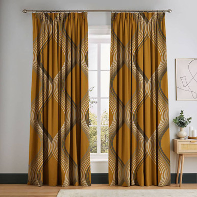 Euphoria Yellow Curtains