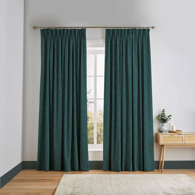 Organdy Teal Curtains