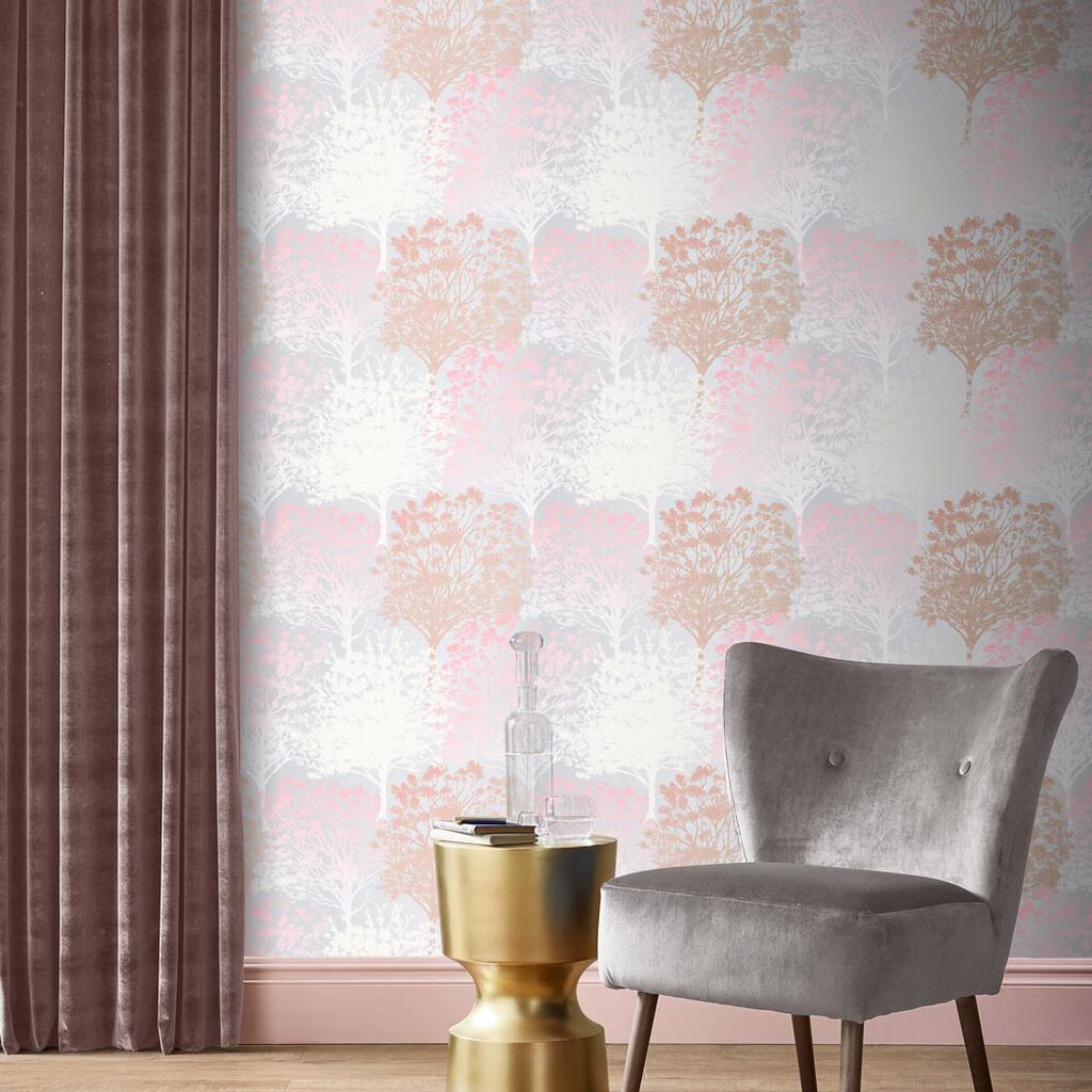 キナル別注 特別価格Graham ＆ Graham ft Floral Brown Wallpaper Innocence Brutal  Beauty Trail Vinyl Floral 56-sq Removable Paste Unpasted The Gray Wall  Brown Wallpaper Textured (Shadow)並行輸入