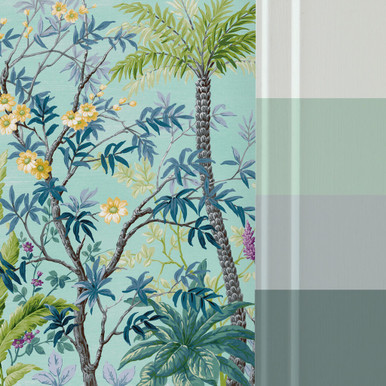 Vintage Tropical Summer Papier Peint Panoramique sur mesure