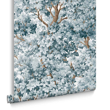 Coppice Blue Wallpaper