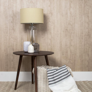 Wood Grain Natural Wallpaper