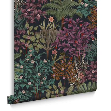 Jardin Botanico Black Wallpaper