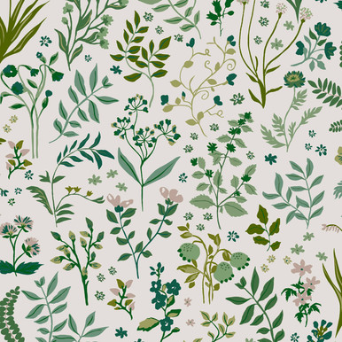 Joules Holcombe Floral Creme Wallpaper