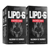 Nutrex Research Lipo-6 Hardcore - 2 Pack