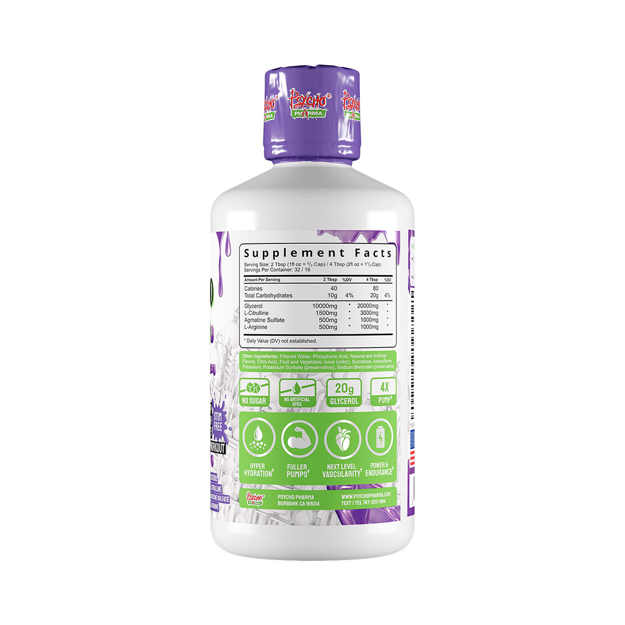 Psycho Pharma Psycho Syrup | A1 Supplements