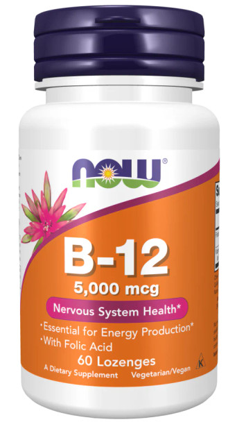 Now Vitamin B-12 5000 mcg