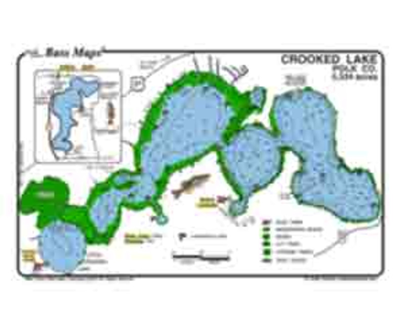 Florida Lakes Fishing Map