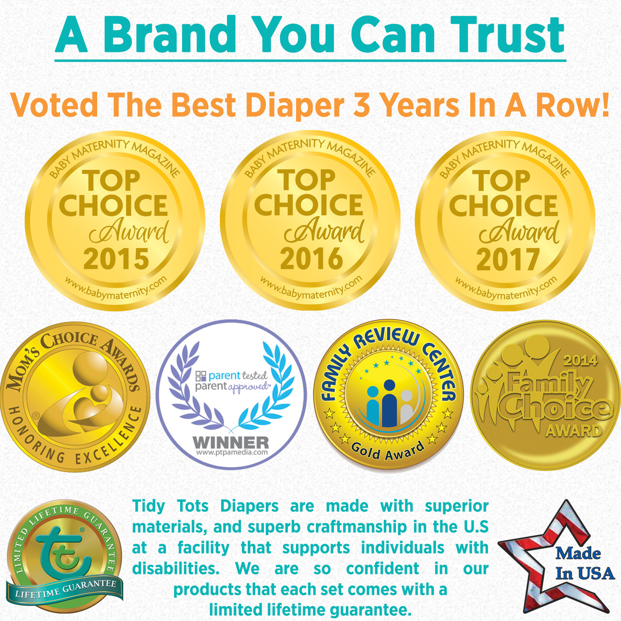 Cloth Diaper Starter Set Tidy Tots Diapers