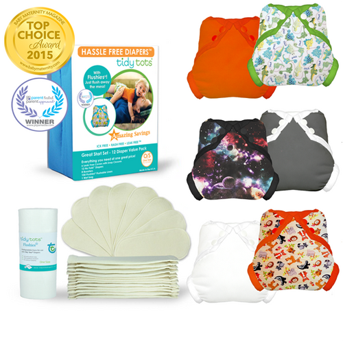 Stay Dry 12 Diaper Snap Great Start Set