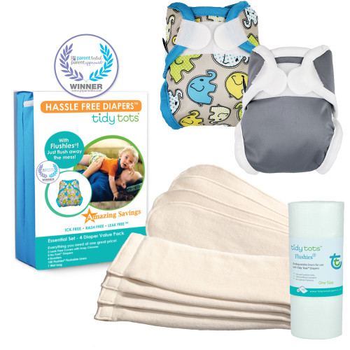 Stay-Dry Newborn Cloth Diaper Essential Set